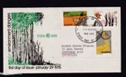 AUSTRALIA 1975 FDC WCS EMBOSSED, ENVIRONMENT DANGERS #C361