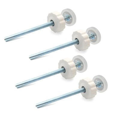 Baby Gate Parts 8MM Threaded Spindle Rod - Hardware Kit for Pet & Dog Safety ...