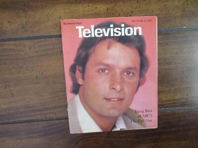 January  31-February 6, 1982  Detroit  TV Magazine  Cover(DOUG BARR/THE FALL GUY