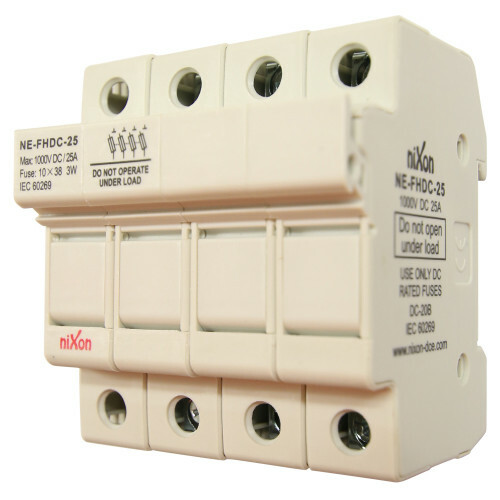 DC Fuse Holder 25AMP 4Pole Din Rail Free Shipping eBay