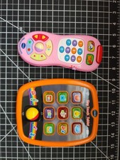 VTech Tiny Touch Tablet  click n count remote Educational tested working lot
