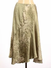 Mixit Women Brown Casual Skirt L