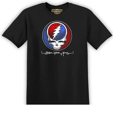 The Grateful Dead Steal Your Face Classic Rock Band T-Shirt Black S-3XL
