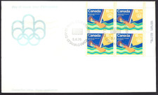 🍁Canada   #B6 URpb   "Sailing Water Sports"   Brand New 1975  First Day Cover