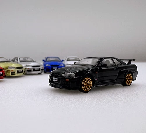 1/87 Plastik Auto Modell Nissan Skyline GT-R R34 6 Farben - Bild 18 von 30