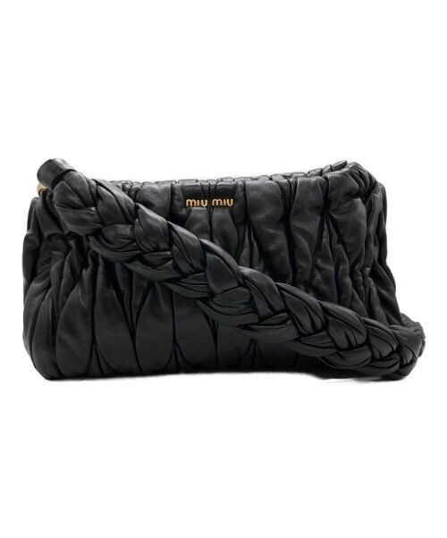 Miu Miu Matelasse Shoulder Bag 5BC022 142 Women
