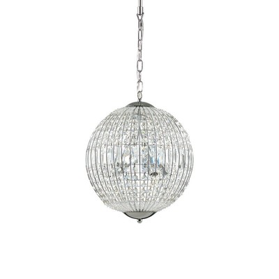 Modern Chandelier With 6 Lights Crystal Sphere Collection DL0592