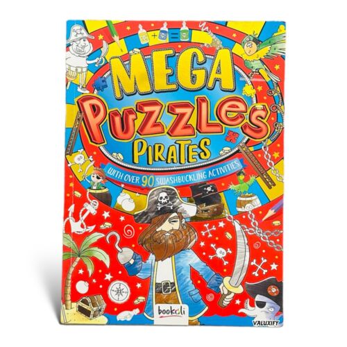 Puzzles Book For Boys Pirates Kids Children Activity Book Over 90 Pages - 第 1/15 張圖片