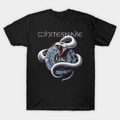 Vintage Whitesnake Logo Classic Black T Shirt All Size S-4XL