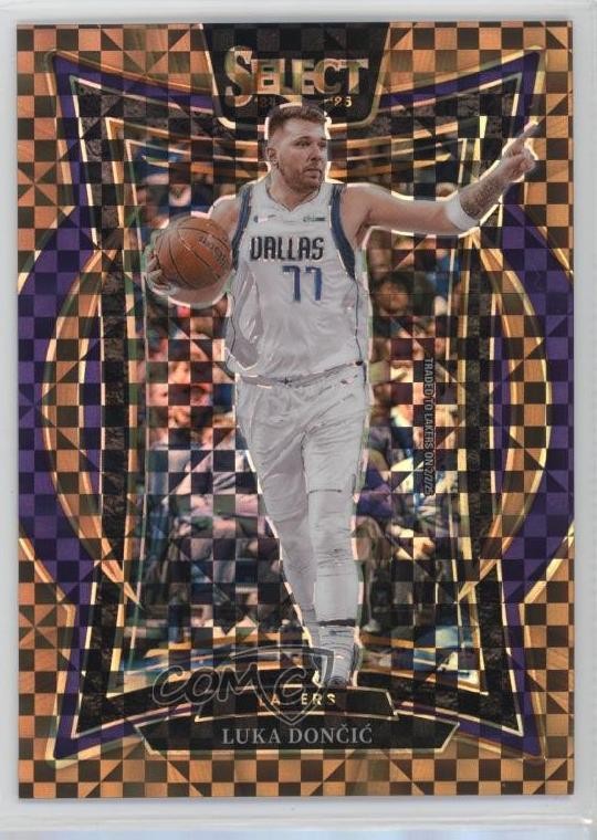 2024-25 Panini Select Concourse Bronze Checker Prizm /49 Luka Doncic #56 hs9