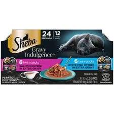 Gravy Indulgence Entree in Extra Gravy Variety Pack Cat Food, 2.6 Oz Twin