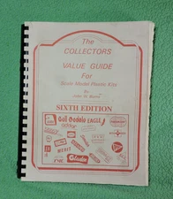 COLLECTORS VALUE GUIDE FOR SCALE MODEL PLASTIC KITS By John W. Burns 6th Edition