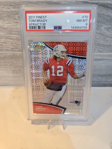 Tom Brady - PSA 8 - 2011 Topps Finest #70 - Xfractor