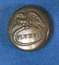 Bb COLUMBIA MILITARY ACADEMY SCHOOL UNIFORM BUTTON Tennessee small gilt