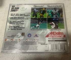 NFL QB Club 2001 (Sega Dreamcast, 2000) tested, working CIB 