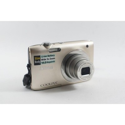 Nikon COOLPIX S2600 Digital Camera 14.0MP 5x Optical Zoom Silver