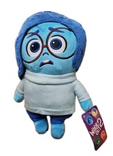 Disney Pixar Inside Out 2 Plush Stuffed Doll Named Sadness NWT 13.5" Tall