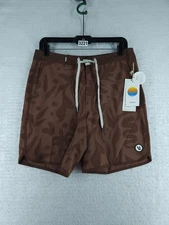 Vuori Men's Cruise Boardshorts - Hazelnut Contigo Nwt Size 30