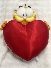 Jumbo Garfield  Odie Plush Lot Paws Spencer's Exclusive Hearts Valentine Rare