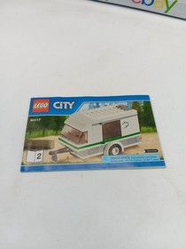 Lego City 60117 Original Instruction Manuals / Booklets Mini Van with Camper
