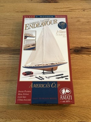 Amati 1700/10 America's Cup 1934 Endeavour Model Kit Scale 1/80 J Class - Neu