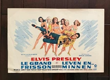 ELVIS PRESLEY - 1968 LIVE A LITTLE LOVE A LITTLE international MOVIE POSTER