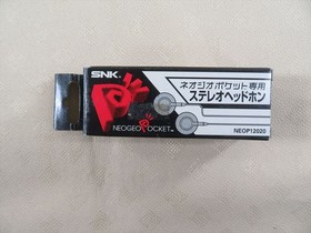 neo geo pocket Stereo headphones SNK official game NEOP12020 Japan games boxed