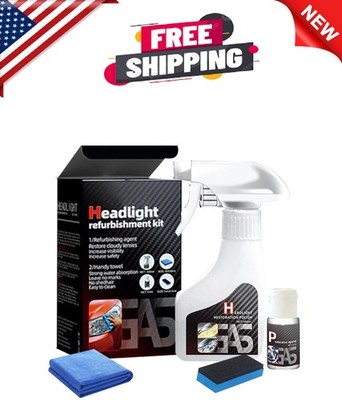 Automotive Headlamp Restoration Fluid Oxidized, 2025 Headlight Restoration...