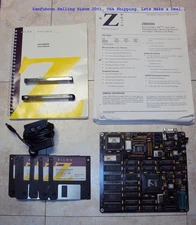 ZILOG Z8 E000 plus CPU Dev / Emulation + Software + Books + 8 of the Z8E000 chip