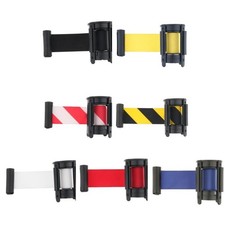 Queue barrier with 6 colors, extended and retractable