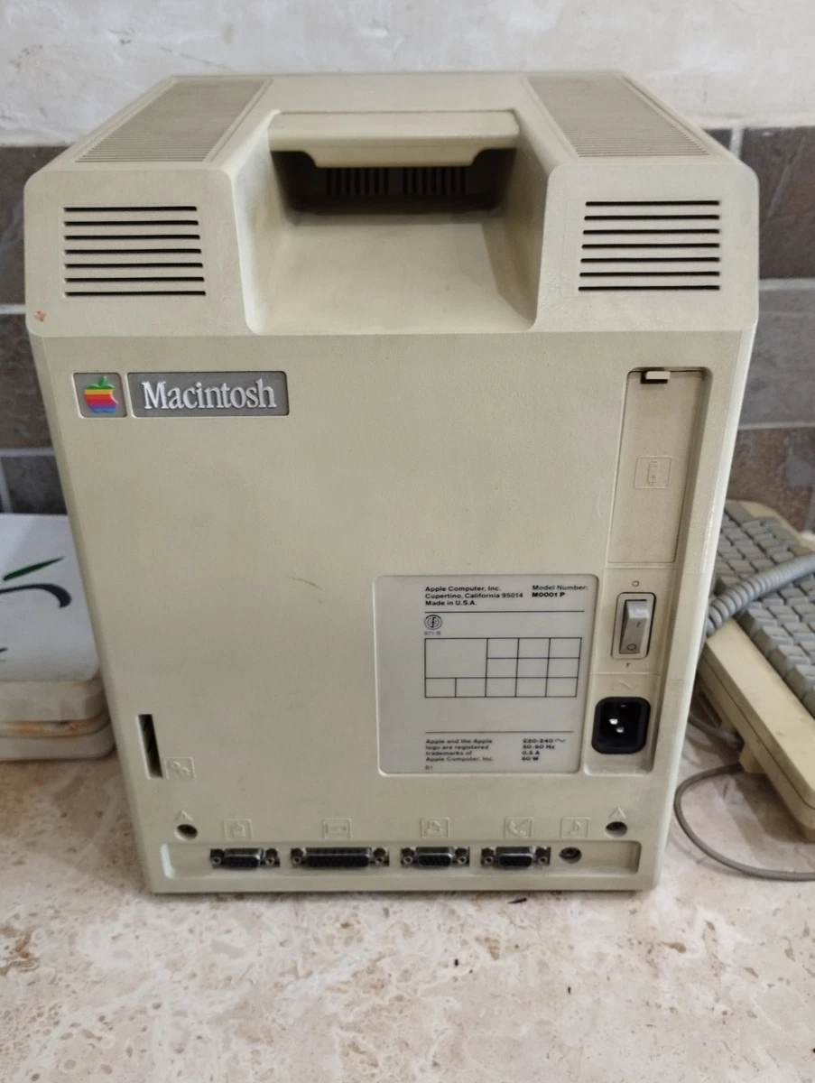 Apple Macintosh M0001 P 128k Premiere Versión Original