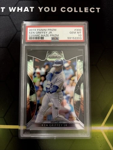 2019 Panini Prizm Ken Griffey Jr Cosmic Haze Prizm PSA 10