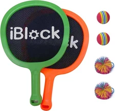 Portable Paddles and Bouncy Balls Set for Kids or Adults’ Indoor Outdoor Activ