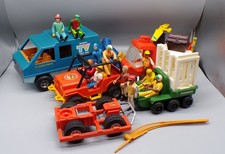 Product Image: Vintage 1970s Fisher Price ADVENTURE PEOPLE figure LOT Trailblazer TV AeroMarine