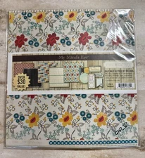 My Mind’s Eye *DILLY DALLY* 12x12 Paper Collection Kit 18 Sheets+ COMPLETE