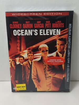 Ocean's Eleven (DVD, 2002, Widescreen, Snapcase) NEW