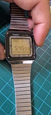 Rare Vintage (1983) Casio TC-500 Touch Calculator Watch Japan