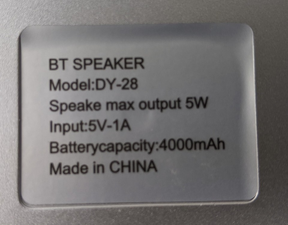 Gallstep DY28 Bluetooth Speaker Clock Digital Alarm Mini HiFi Color