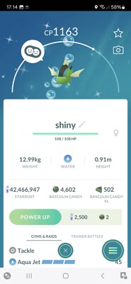 Shiny Bascuin Pokemon Go Uber Rare