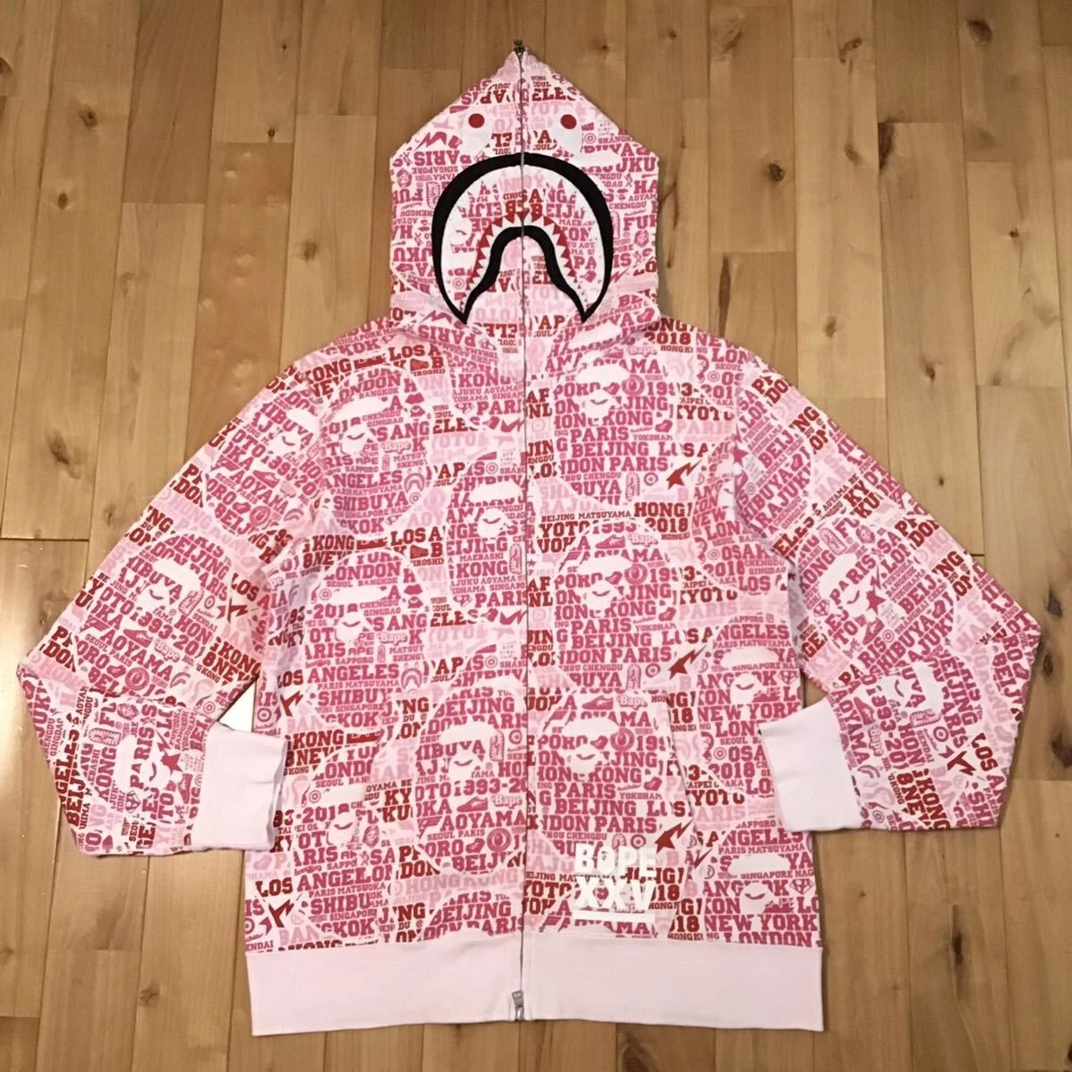 Pink bape hotsell jacket