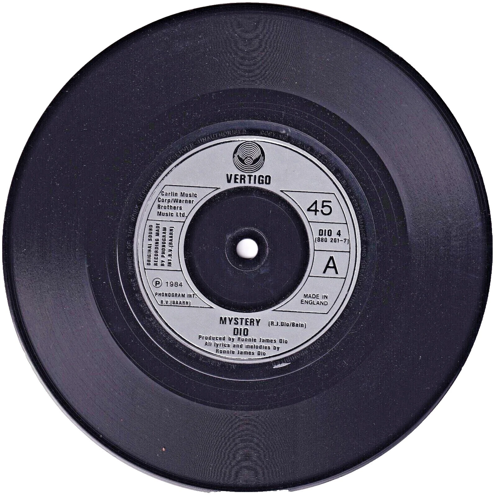 Dio Good (G) Sleeve 45 RPM Vinyl Records