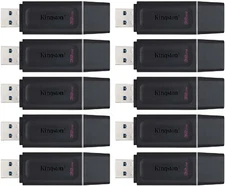 USB 32GB 3.0 Kingston DataTraveler DTX Memory Flash Thumb/Pen/Jump Drive 10 PACK