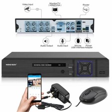 5MP CCTV DVR Recorder 8 Channel Hybrid P2P 8CH AHD HD 4K 1080P VGA HDMI BNC UK