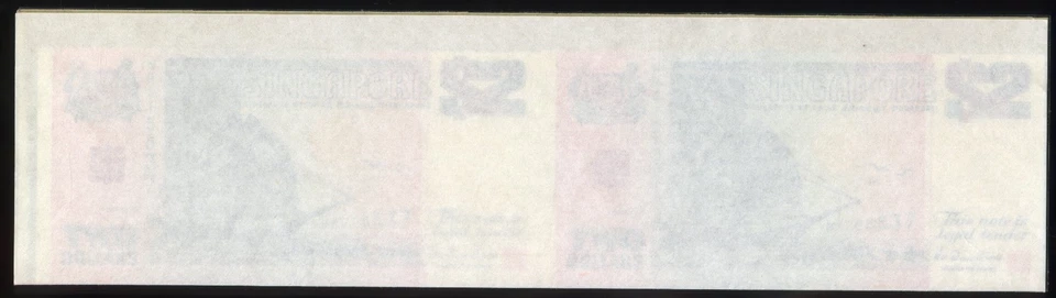 Singapur 1994 sin fecha $2 Pick 31A 2 piezas edición conmemorativa | Envío gratuito Foto 4 de 4