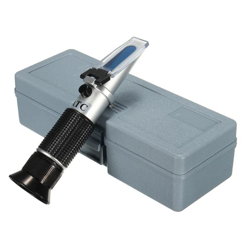 0-32% Brix Scale Fruit Juice Wine Sugar Homebrew Refractometer Tester