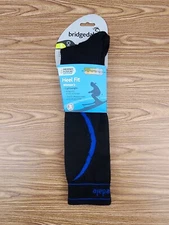 Bridgedale Socks Womens Small Black Merino Fusion Heel Fit Skiing Slim Ladies 
