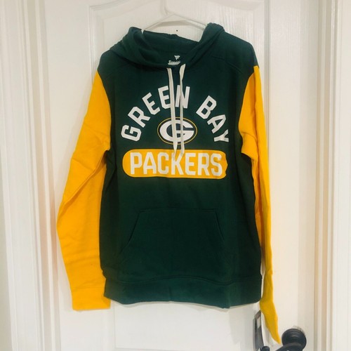 Green Bay Packers Fanatics Branded Extra Point Pullover Hoodie Green Large NWT - 第 2/8 張圖片