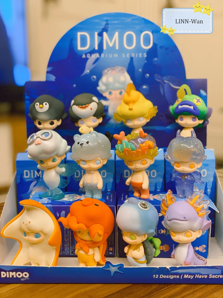 POP MART Dimoo Aquarium Series Sea Animal Blind Box Confirmed 