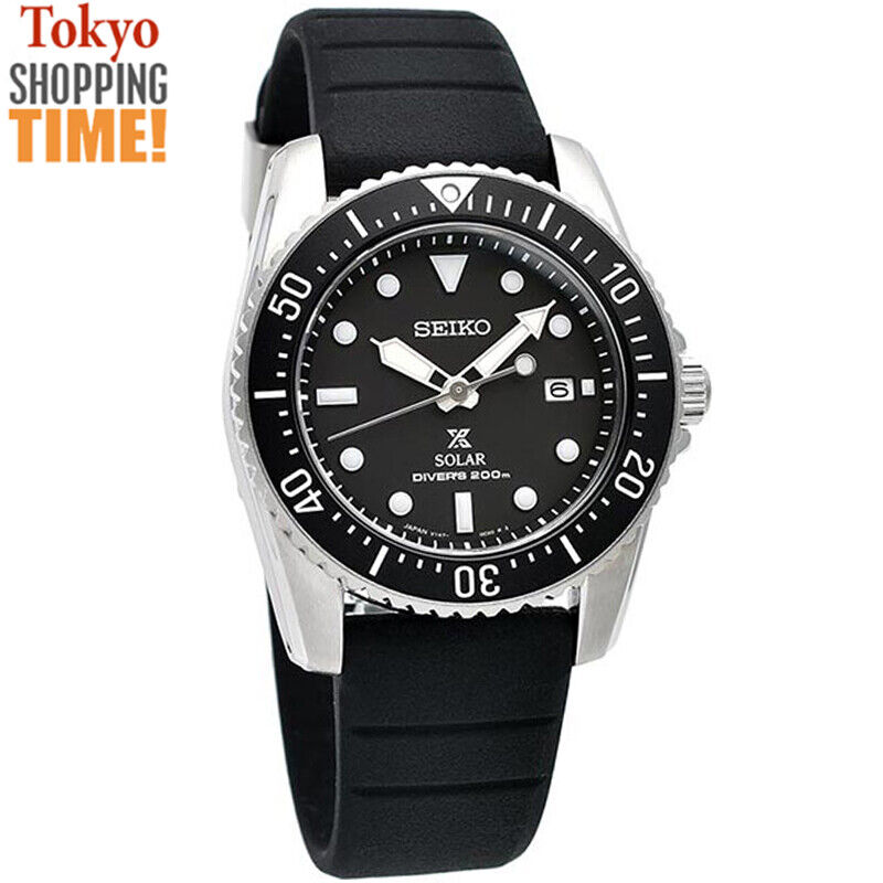 Seiko Prospex SBDN075 Solar Diver Scuba 200m Stainless Steel Men`s Watch  JAPAN 4954628459541 | eBay