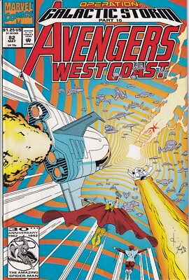 AVENGERS WEST COAST Vol. 2 #82 May 1992 MARVEL Comics - Quasar - Bild 1 von 2